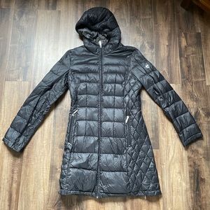 Michael Kors Long Black Puffer